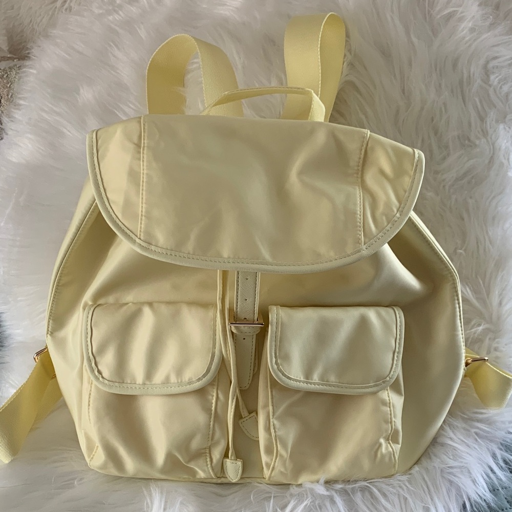 Year of Ours Butter Yellow Nylon Backpack